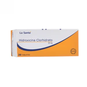HIDROXICINA 25 MG 20 TABLETAS LS