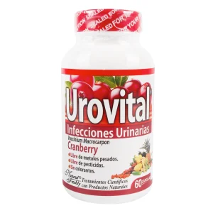 UROVITAL CRAMBERRY 60 CAPSULAS PRODUCTO NATURAL