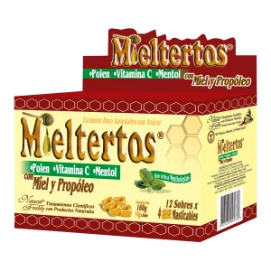 MIELTERTOS PASTILLAS MASTICABLES 12 SBS PROPOLEO Y VITAMINA C