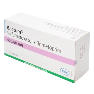 BACTRIM 80+400 MG 20 TABLETAS TRIMETOPRIM-SULFAMETOXAZOL