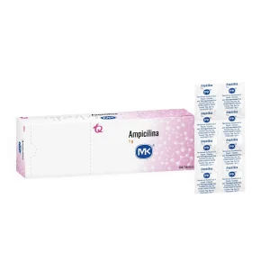 AMPICILINA 1 GR 100 TABLETAS MK