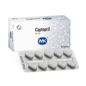 CAPTOPRIL 50 MG 30 TABLETAS MK CAPTOPRIL