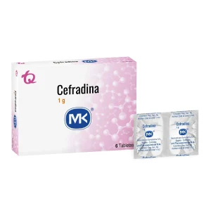 CEFRADINA 1 GR 6 TABLETAS MK