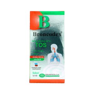 BRONCODEX JBE (GUAIF/BROMEXINA) FCO X 120 ML BROMHEXINA-GUAIFENESIN