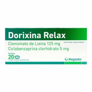 DORIXINA RELAX 20 COMPRIMIDOS (T) LISINA-CICLOBENZAPRINA