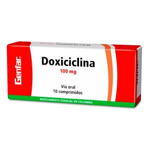 DOXICICLINA 100 MG 10 TABLETAS GF