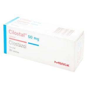 CILOSTAL 50 MG 30 TABLETAS (T) CILOSTAZOL