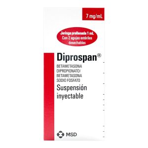 DIPROSPAN 1 ML JERINGA PRELLENA BETAMETASONA-FOSFATO DISODICO