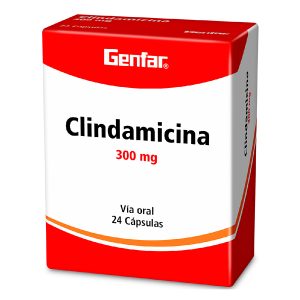 CLINDAMICINA 300 MG 24 CAPSULAS W