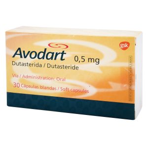 AVODART 0.5 MG 30 CAPSULAS (M) DUTASTERIDA