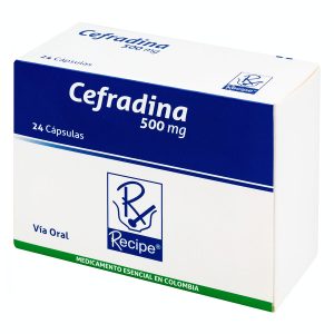 Tienda 3 CEFRADINA 500 MG 24 CAPSULAS RC