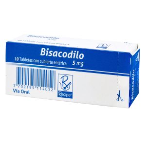 BISACODILO 5 MG 10 TABLETAS RC BISACODILO