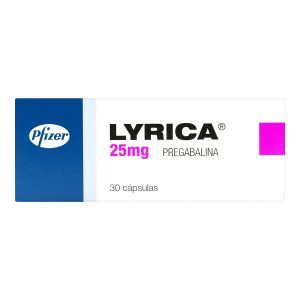 LYRICA 25 MG 30 CAP.(P)14682 PREGABALINA