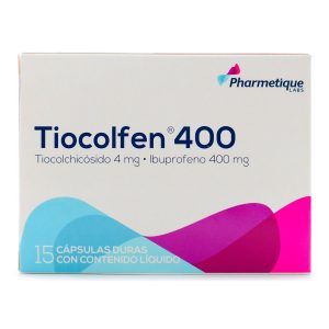 TIOCOLFEN 400 MG 15 CAPSULAS LIQUIDAS