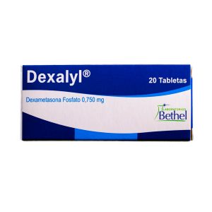 DEXALYL (DEXAMETASONA 0.75 MG) X 20 TBL SC DEXAMETASONA-FOSFATO