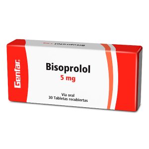 BISOPROLOL 5 MG 30 TABLETAS GF(M)17484