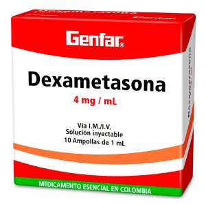 DEXAMETASONA 4 MG/1ML 10 AMPOLLAS GF DEXAMETASONA
