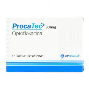 PROCATEC 500 MG  10 TBS CIPROFLOXACINA