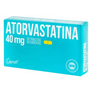 Tienda 20 ATORVASTATINA 40 MG 30 TABLETAS LP ATORVASTATINA