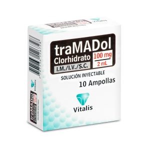 TRAMADOL 100 MG/2 ML 10 AMPOLLAS VT