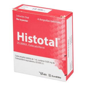 HISTOTAL 25.000 UI 4 AMP. BEBIBLES COLECALCIFEROL