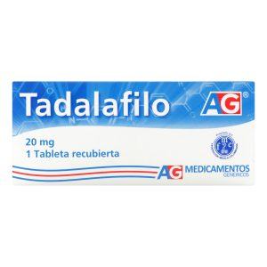 TADALAFILO 20 MG 1 TABLETAS AG TADALAFIL