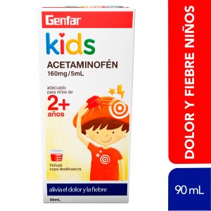 ACETAMINOFEN KIDS 160 MG 90 ML GF ACETAMINOFEN