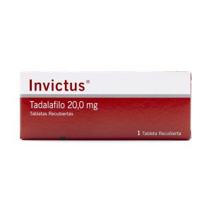 INVICTUS TADALAFILO 20 MG 1 TBS RECUB