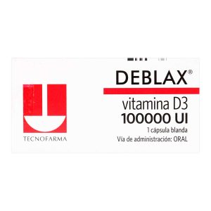 DEBLAX VITAMINA D3 100000 U.I 1 CAP VITAMINA D