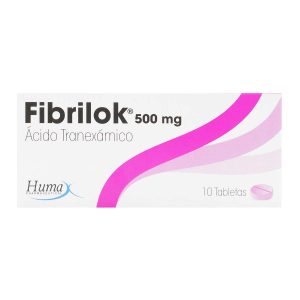 FIBRILOK 500MG 10 TABLETAS ACIDO TRANEXAMICO