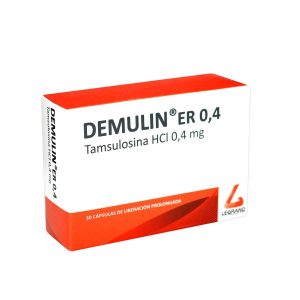 DEMULIN ER 0.4 30 TBS (TAMSULOSINA) CLORHIDRATO DE TAMSULOSINA