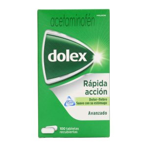 DOLEX RAPIDA ACCION AVANZ 500 MG 100 TBS
