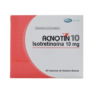 Tienda 26 ACNOTIN 10 MG (ISOTRETINOINA) 30 CAP ISOTRETINOINA