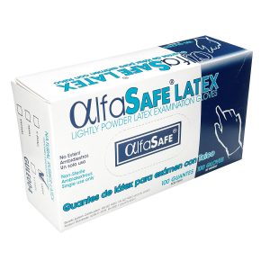 GUANTE EXAMEN ALFA LATEX 100 UDS L GUANTES EXAMEN