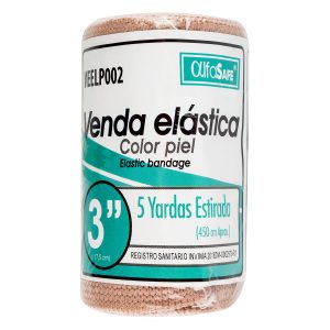 VENDA ELASTICA PIEL ALFA SAFE 3X5 VENDAS ELASTICAS