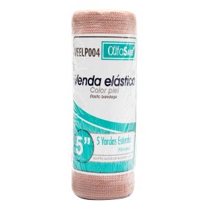 VENDA ELASTICA PIEL ALFA SAFE 5X5 VENDAS ELASTICAS