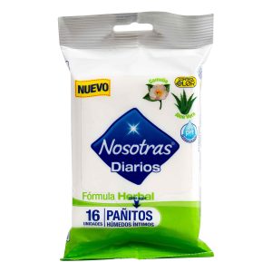 PANITOS NOSOTRAS HUMEDOS INTIMOS 16 UDS PROTECTORES