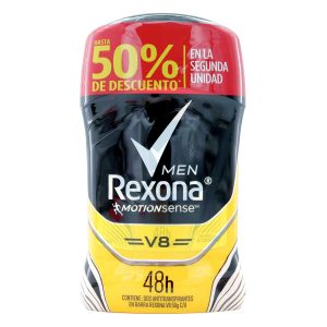 2 DTE REXONA BARRA MEN V8 50 ML S.O H SPRAY