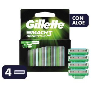 REPUESTO MAQ.MACH 3 SENSITIVE 4 UDS REPUESTOS