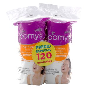 2 POMYS DESMAQUILLADORAS FAMILIA 60+60 UDS P.E DESMAQUILLADORES