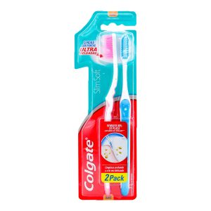 CEP.COLGATE SLIM SOFT BASE 2X1 CEPILLOS