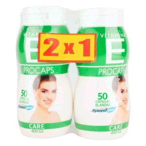 VITAMINA E 400 UI 50 UDS PAGUE 1 LLEVE 2 VITAMINA E