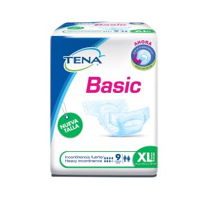 PAN.TENA BASIC EXTRA GDE 9 UDS PANALES INCONTINENCIA
