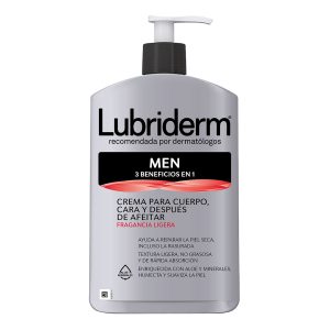 LUBRIDERM MEN 3-1 CON FRAGANCIA 400 ML CREMAS