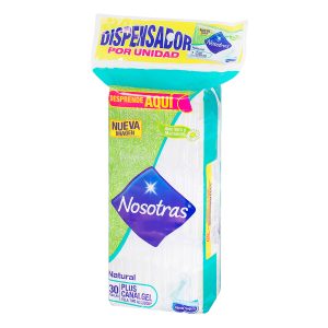 TOA.NOSOTRAS NATURAL PLUS CANALGEL 30UDS