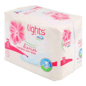 PROT.LIGHTS BY TENA LARGO ALAS 15 UDS PROTECTORES