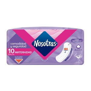 TOA.NOSOTRAS MATERNIDAD TELA 10 UDS 4201 TOALLAS