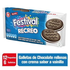 GALLETA FESTIVAL RECREO 12 UNIDADES