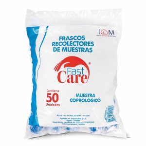 FRASCO RECOL.MUESTRAS COP. 50UDS ICOM