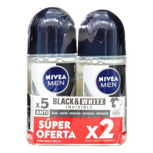 2 DTE.NIVEA ROL INV BLACK WHITE 50ML H ROLON